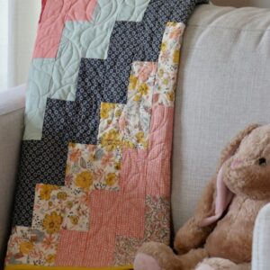 Modern Handmade Baby Quilt – Baby Steps