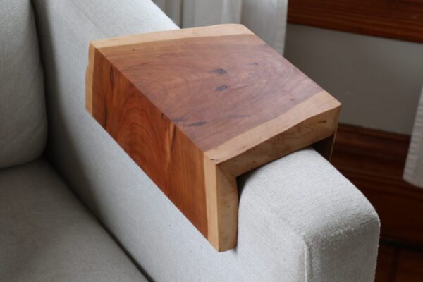 5″ Live Edge Waterfall Walnut Armrest Table, Coffee Table, Living Room Table (in stock) #7