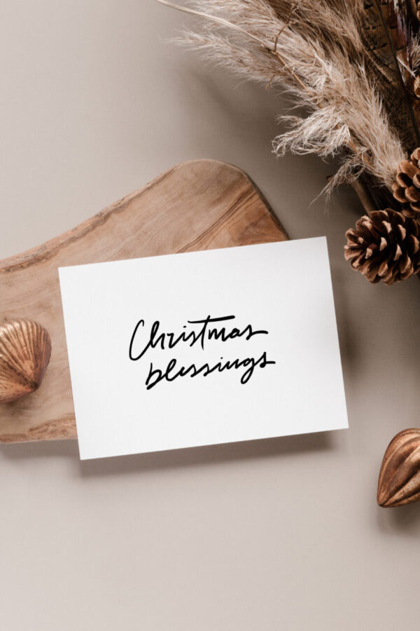 Christmas Blessings Greeting Card
