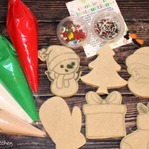 DIY Christmas Cookie Decorating Kit – 1 Dozen