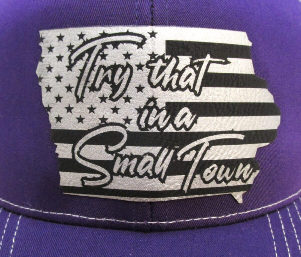 Small Town Iowa Patch Hat – Richardson 112 Snapback Patch Hat – Iowa Patch Cap