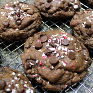 4 Jumbo Gourmet Chocolate Peppermint Cookies -or- 8 Regular-Sized