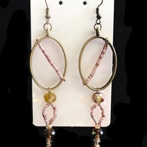 Wire Wrapped Boho Danglers