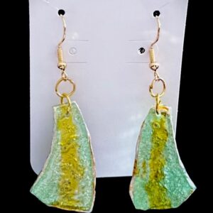 Earrings Made From Recycled CD
