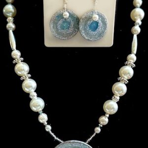 Necklace/Earring Set Made from Washers