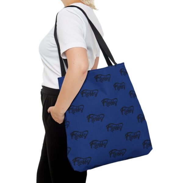 Fluffy Blue Tote Bag
