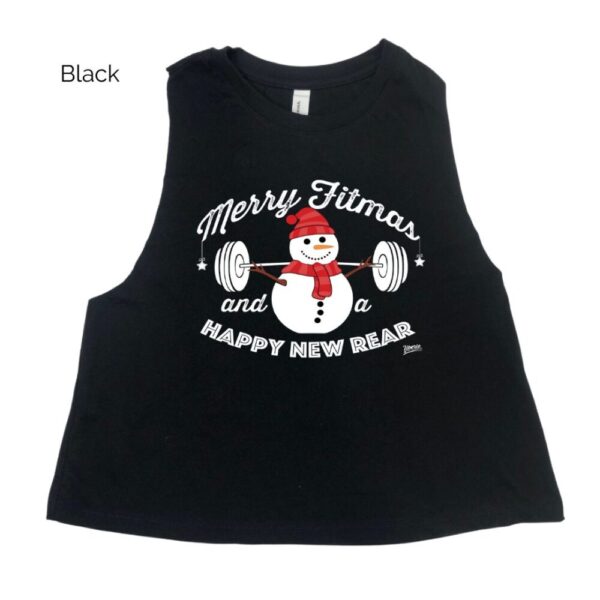 Merry Fitmas and a Happy New Rear Crop Tank