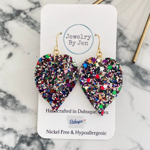 Heart Petal: Jewel Tones Glitter