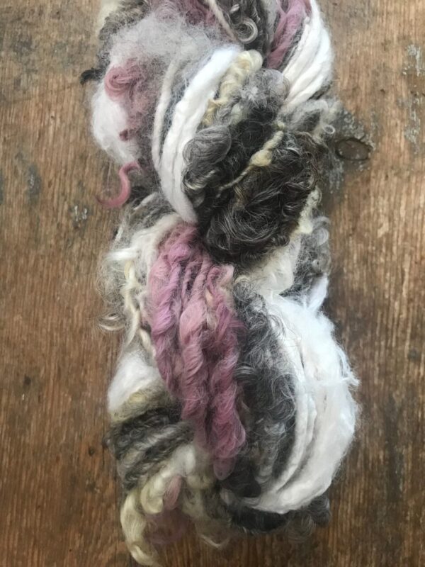 Kiss From A Rose, scrappy skein, 48 yards