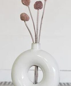 Circle Cutout Vase