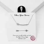 Follow Your Arrow Necklace – Silver