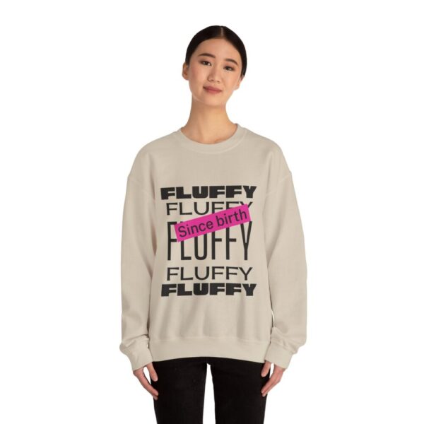 Fluffy Since Birth Unisex Heavy Blend™ Crewneck Sweatshirt