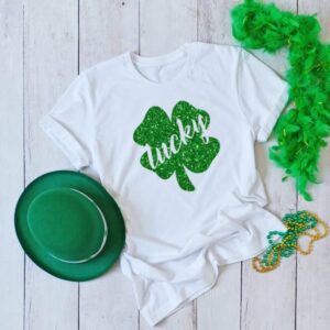 Glitter Lucky Shamrock Shirt