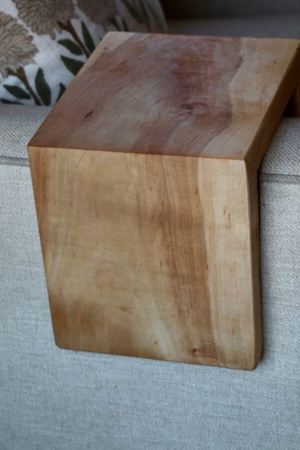 5″ Soft Maple Armrest Table #32 (in stock)
