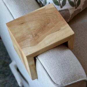 5″ Soft Maple Armrest Table #32 (in stock)