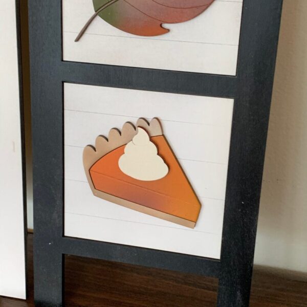 Fall and Pumpkins Interchangeable Signs – Laser Cut Wood Painted