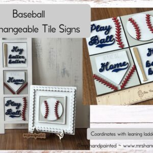 Baseball – Laser Cut Interchangeable Sign Tiles