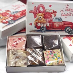 Valentine’s Day Fudge Sale  – Buy a Pound Get a Half Pound Free- Homemade Variety Gift Pack