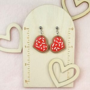 Valentine Cookie Earrings