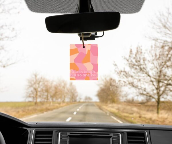 Life is tough Rear-View Mirror Charm | Air Freshener