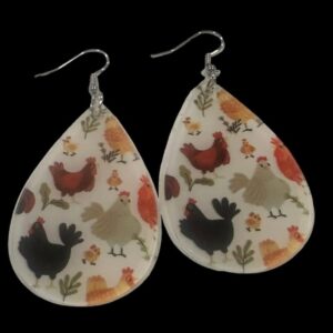 Hens and Chickens Earrings