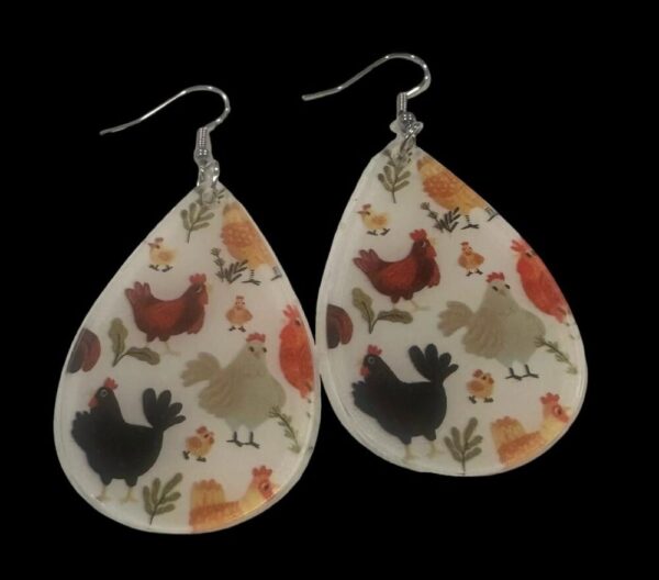 Hens and Chickens Earrings