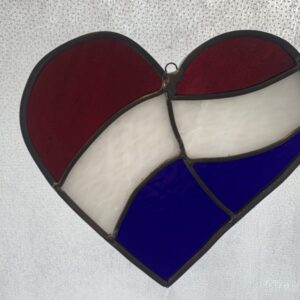 Red, White & Blue Heart