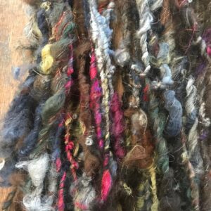 Penny Farthing, wrapped chunky art yarn, 20 yards