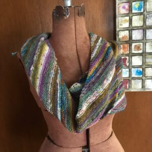 Jabberwocky – handknit scarf / wrap