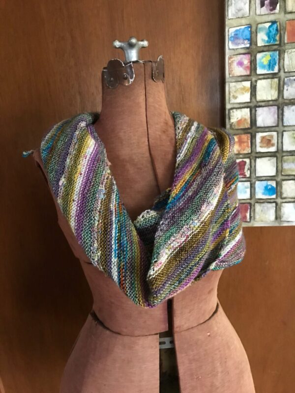Jabberwocky – handknit scarf / wrap