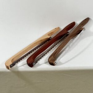 Hardwood Bread Knife with Stainless Steel Blade