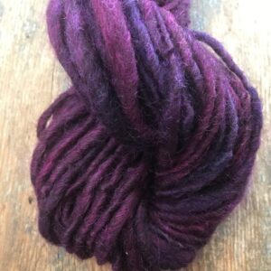 Enchantment, dyed handspun yarn, 20 yards