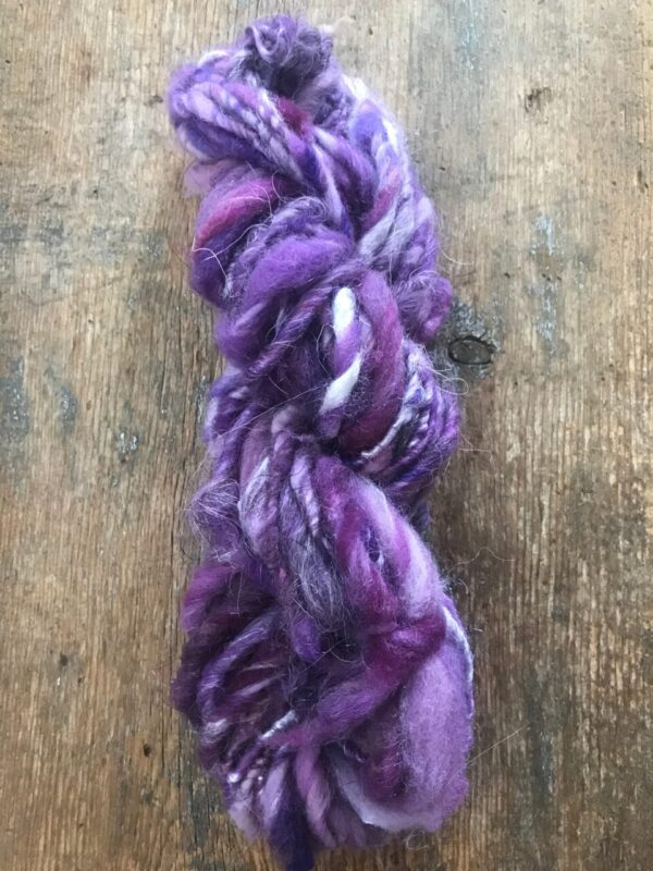 Sugared Violets – 20 yards art yarn