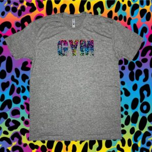 The Gym Rainbow Leopard Tee