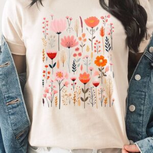 Wildflower T-Shirt – Cream