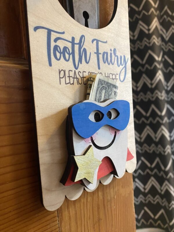 Tooth Fairy Money Door Hanger