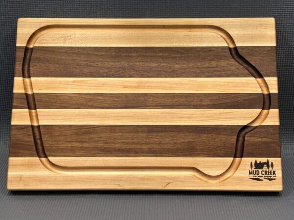 “Iowa Groove” Solid Hardwood Cutting Board