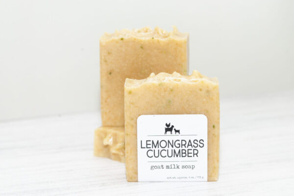 Lemongrass Cucumber Goat Milk Soap