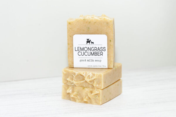 Lemongrass Cucumber Goat Milk Soap