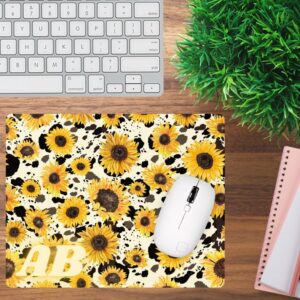 Personalized Sunflower Mouse Pad