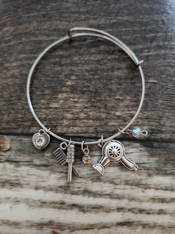 Hair Stylist Charm Bracelet