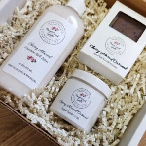 Cherry Almond Bath and Body Gift Box