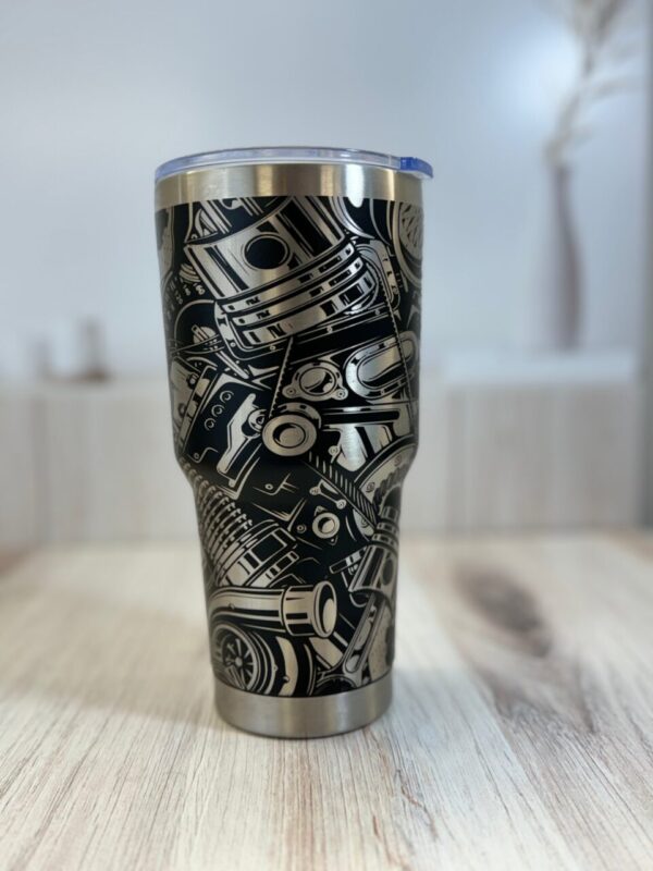 Gearhead Engraved Tumbler | 30 Ounce Tumbler | Mechanic Water Bottle | Father’s Day Gift | Mechanic Gift