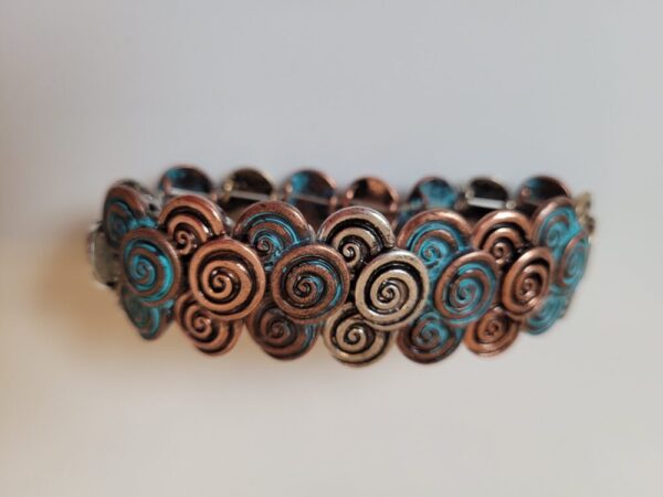 Circular Swirls Stretch Bracelet