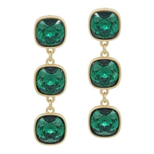 Green Jewel Stack Earring