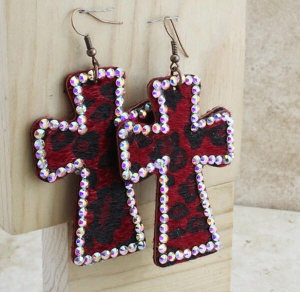 A Chic Look Cross Earring