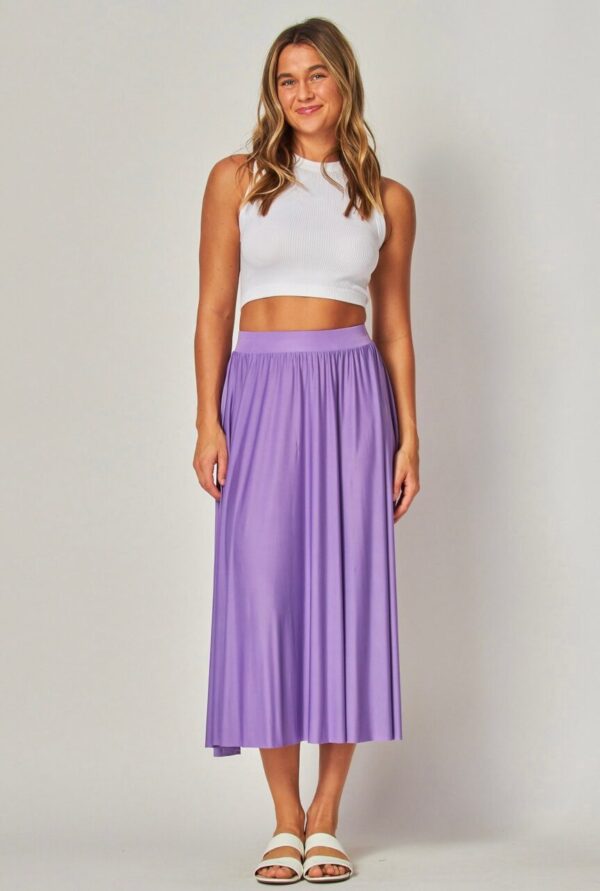 Love Is Alive Skirt – Dark Violet