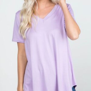 The Buttah Soft Tee in Lavender