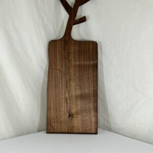 Walnut Charcuterie Board with Tree Branch Handle
