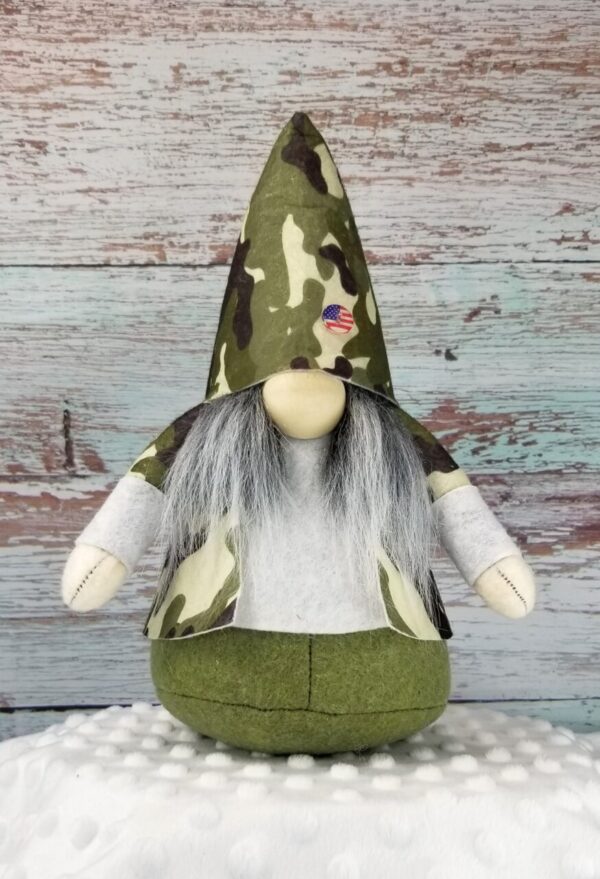 Marty The Military Gnome